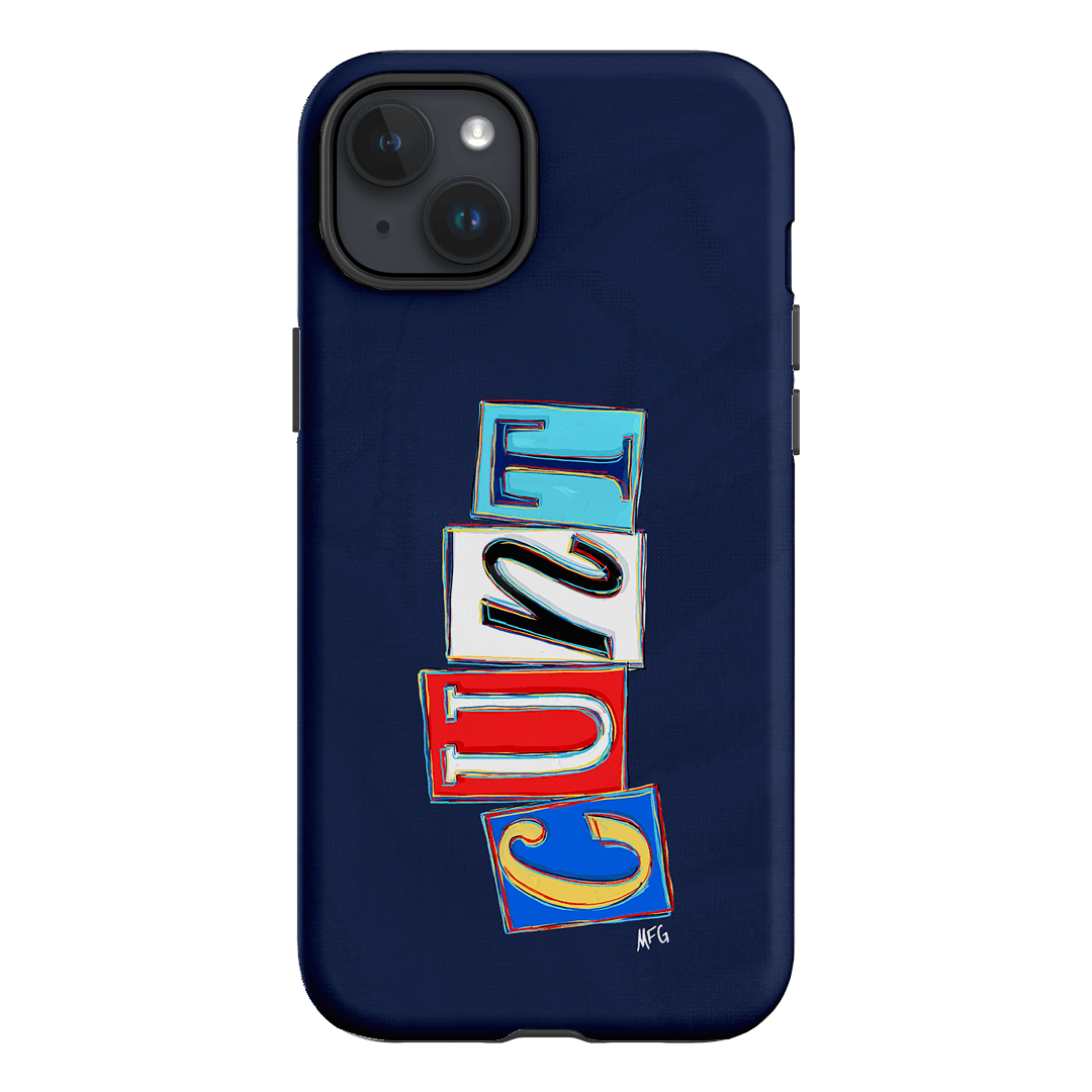 Lil Cnts Blue Printed Phone Cases iPhone 15 Plus / Armoured by Margarbs Art - The Dairy