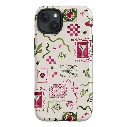 Martini Gal Printed Phone Cases iPhone 15 Plus / Armoured by Charlie Taylor - The Dairy