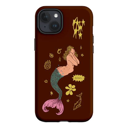 Mimi Chocolate Printed Phone Cases iPhone 15 Plus / Armoured by Easty Beasty - The Dairy