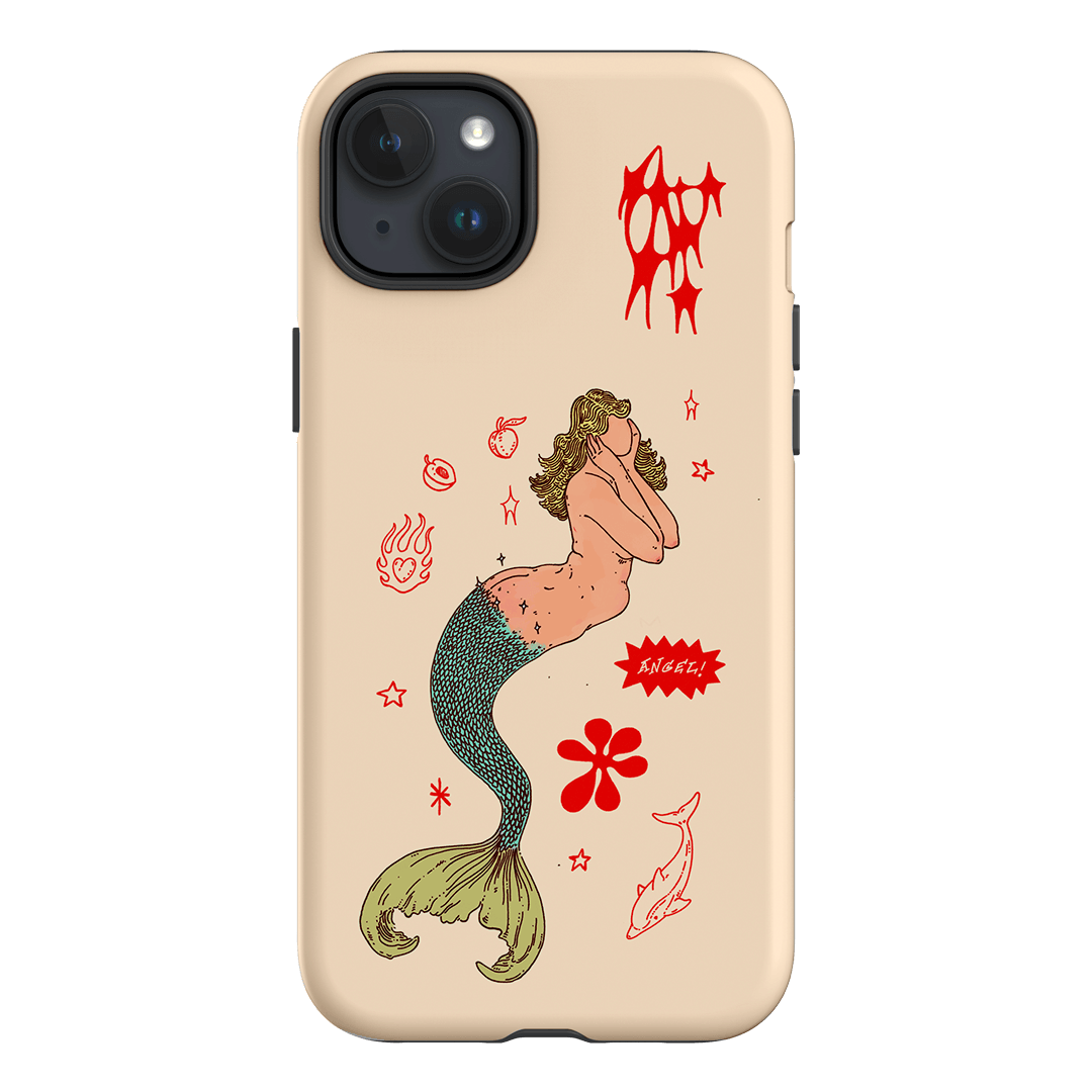 Mimi Cream Printed Phone Cases iPhone 15 Plus / Armoured by Easty Beasty - The Dairy