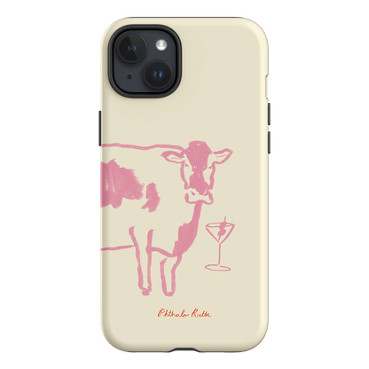 Mootini Pink Printed Phone Cases iPhone 15 Plus / Armoured by Phthalo Ruth - The Dairy