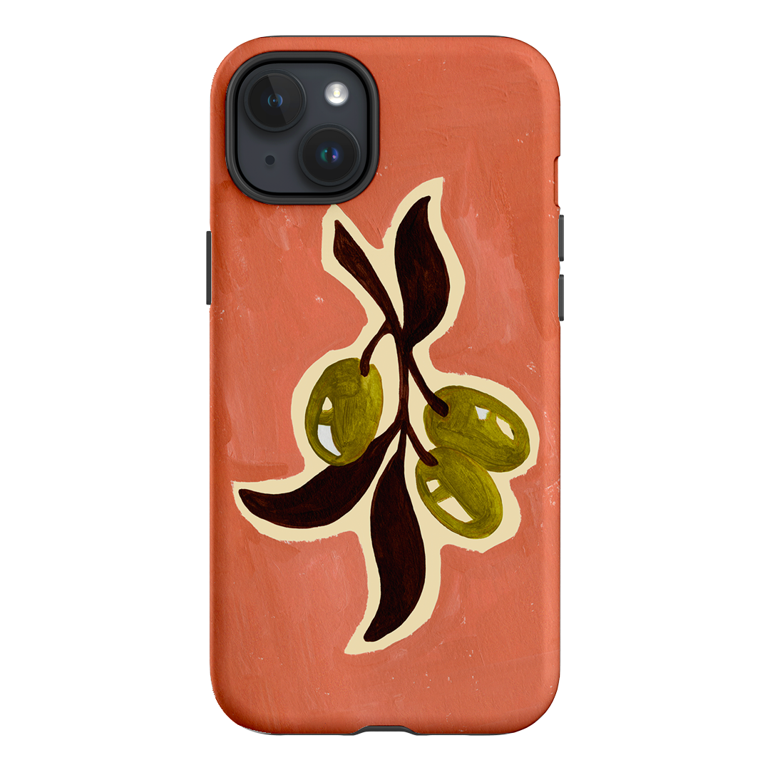 Olives Printed Phone Cases iPhone 15 Plus / Armoured by Studio Bon - The Dairy