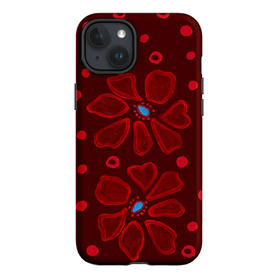 Painted Petal Rouge Printed Phone Cases iPhone 15 Plus / Armoured by BG. Studio - The Dairy