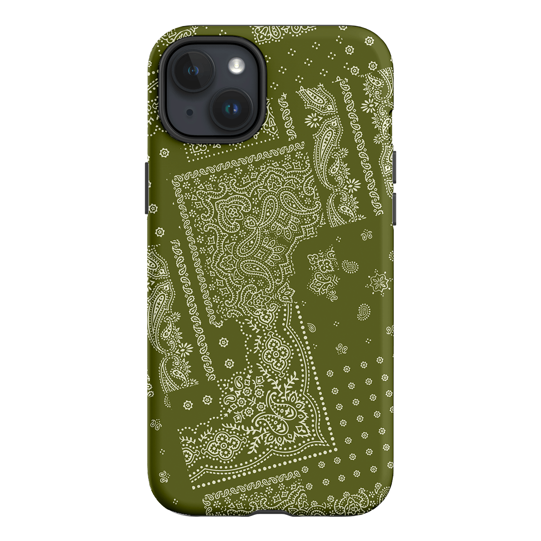 Paisley Fern Printed Phone Cases iPhone 15 Plus / Armoured by The Dairy - The Dairy