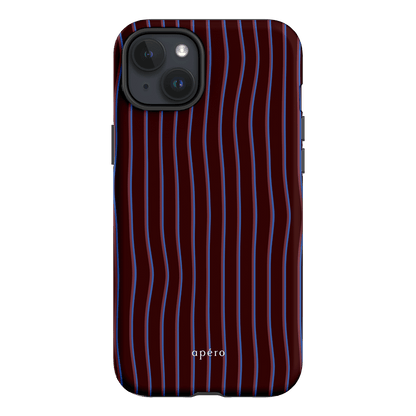 Panama Burgundy Printed Phone Cases iPhone 15 Plus / Armoured by Apero - The Dairy