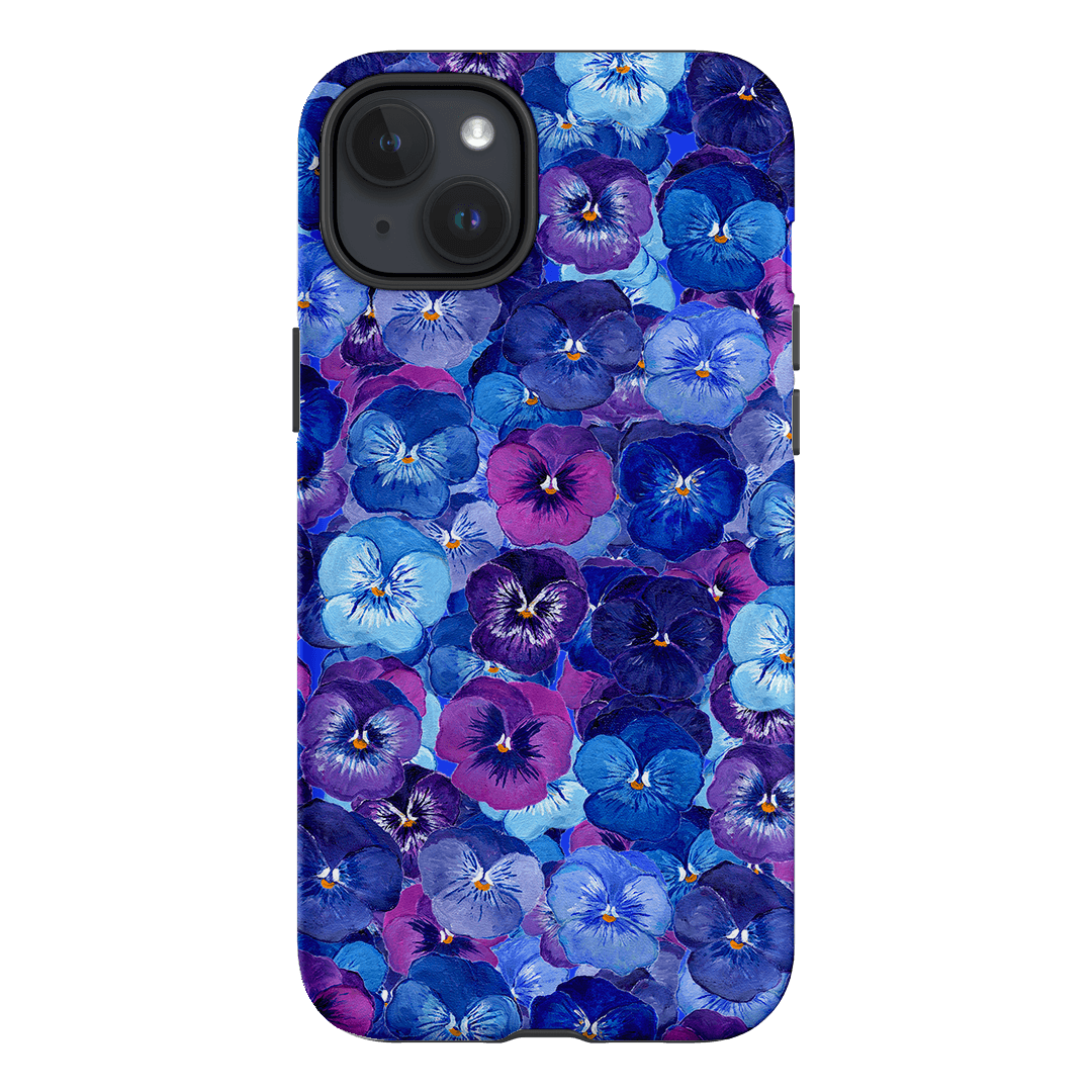 Pansy Jumble Printed Phone Cases iPhone 15 Plus / Armoured by Kayla Henley - The Dairy