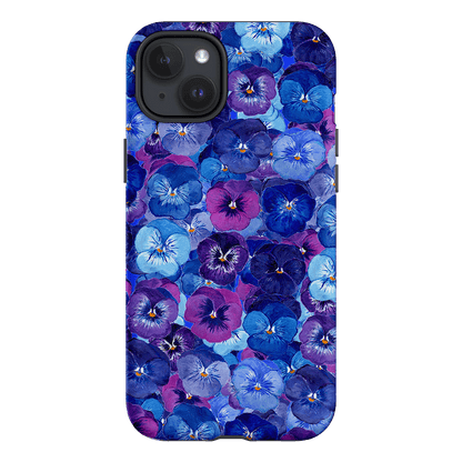 Pansy Jumble Printed Phone Cases iPhone 15 Plus / Armoured by Kayla Henley - The Dairy