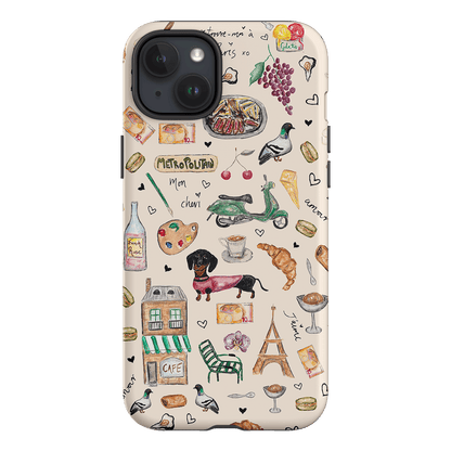 Parisian Daydream Printed Phone Cases iPhone 15 Plus / Armoured by BG. Studio - The Dairy