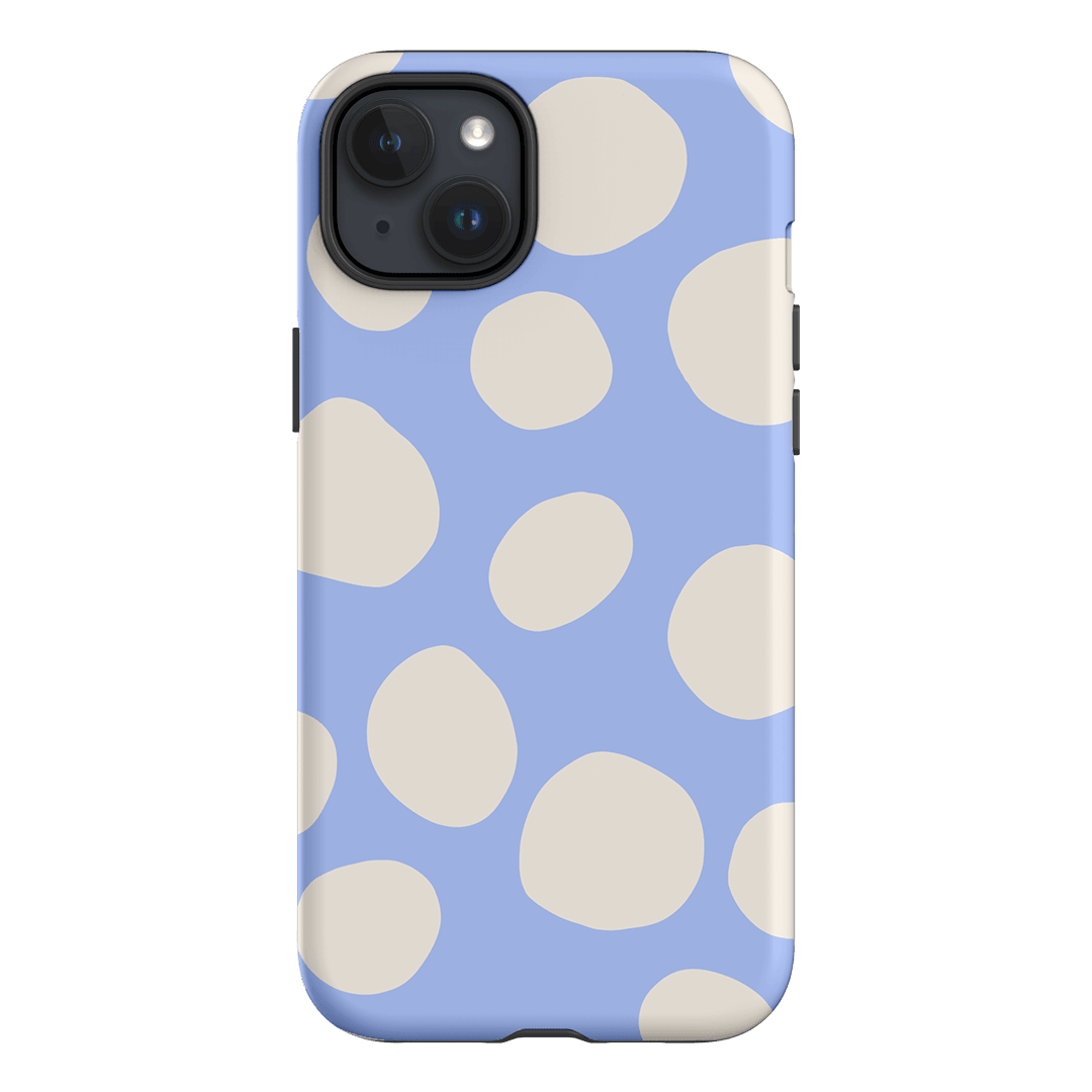 Pebbles Periwinkle Salt Printed Phone Cases iPhone 15 Plus / Armoured by Veronica Tucker - The Dairy