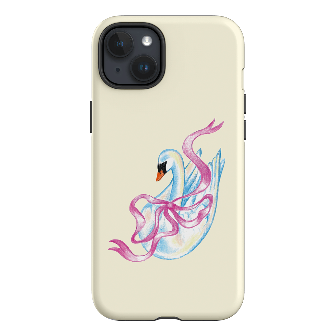 Satin Swan Printed Phone Cases iPhone 15 Plus / Armoured by Femke Studio - The Dairy