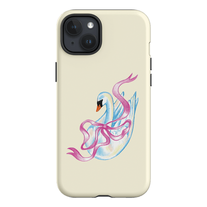 Satin Swan Printed Phone Cases iPhone 15 Plus / Armoured by Femke Studio - The Dairy