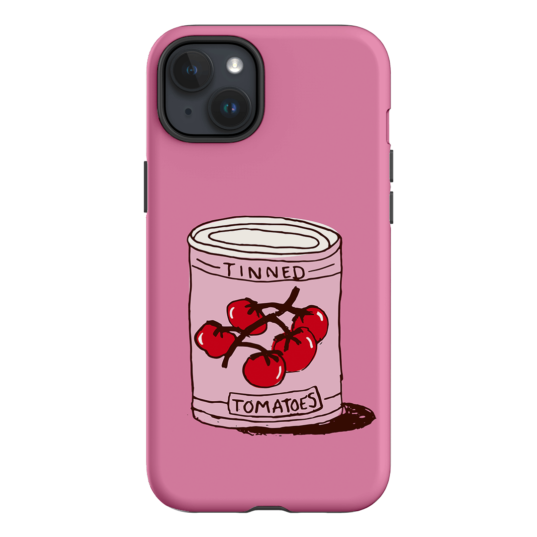 Saucy Pink Printed Phone Cases iPhone 15 Plus / Armoured by The Dairy - The Dairy