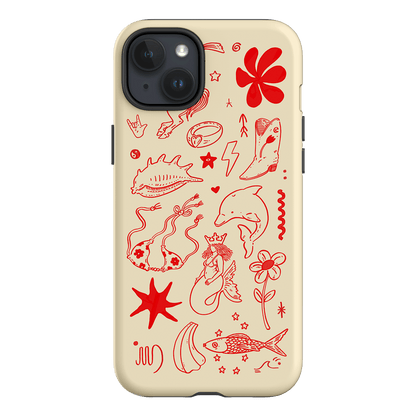 Spiced Cowboy Cream Printed Phone Cases iPhone 15 Plus / Armoured by Easty Beasty - The Dairy