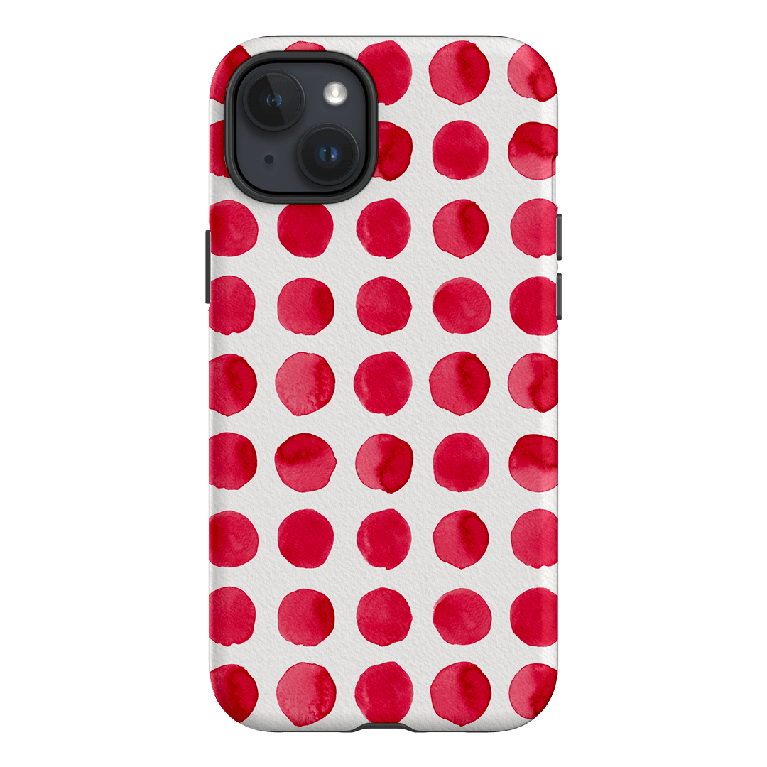 Spots in Red Printed Phone Cases by The Dairy - The Dairy