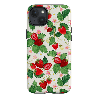 Strawberry Patch Printed Phone Cases iPhone 15 Plus / Armoured by Ellie Mae - The Dairy