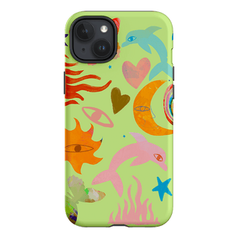 Tattoos Green Printed Phone Cases iPhone 15 Plus / Armoured by Kate Eliza - The Dairy