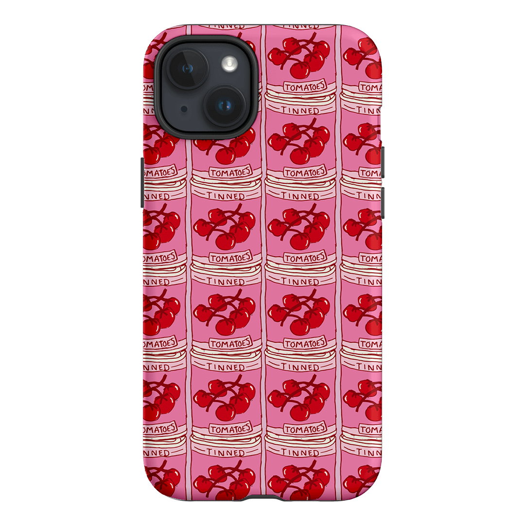 Tinned Tomatoes Printed Phone Cases iPhone 15 Plus / Armoured by The Dairy - The Dairy