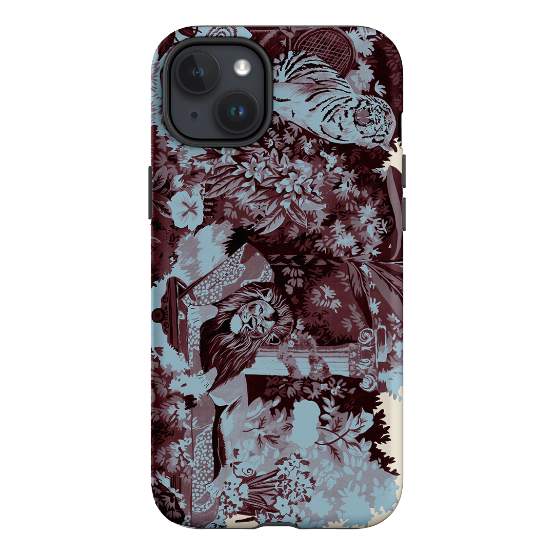 Tippi Blue Printed Phone Cases iPhone 15 Plus / Armoured by Desmond & Dempsey - The Dairy