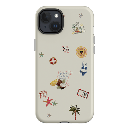 Vacay All Day Cream Printed Phone Cases by Antipodean - The Dairy