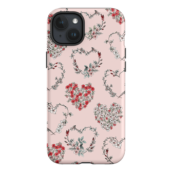 Wild Heart Wreath Printed Phone Cases iPhone 15 Plus / Armoured by Typoflora - The Dairy