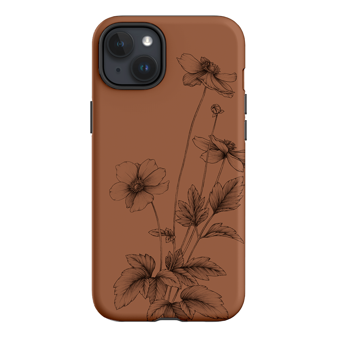 Windflowers Study Printed Phone Cases iPhone 15 Plus / Armoured by Typoflora - The Dairy