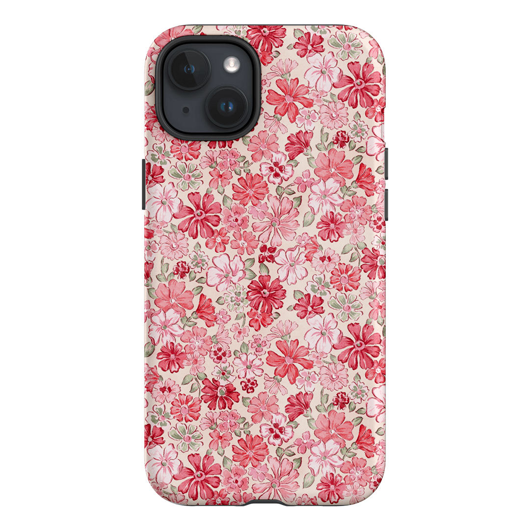 Strawberry Kiss Printed Phone Cases iPhone 15 Plus / Armoured by Oak Meadow - The Dairy