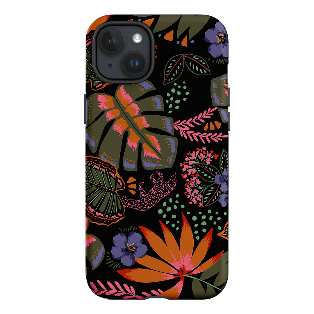 Jungle Leopard Printed Phone Cases iPhone 15 Plus / Armoured by Charlie Taylor - The Dairy