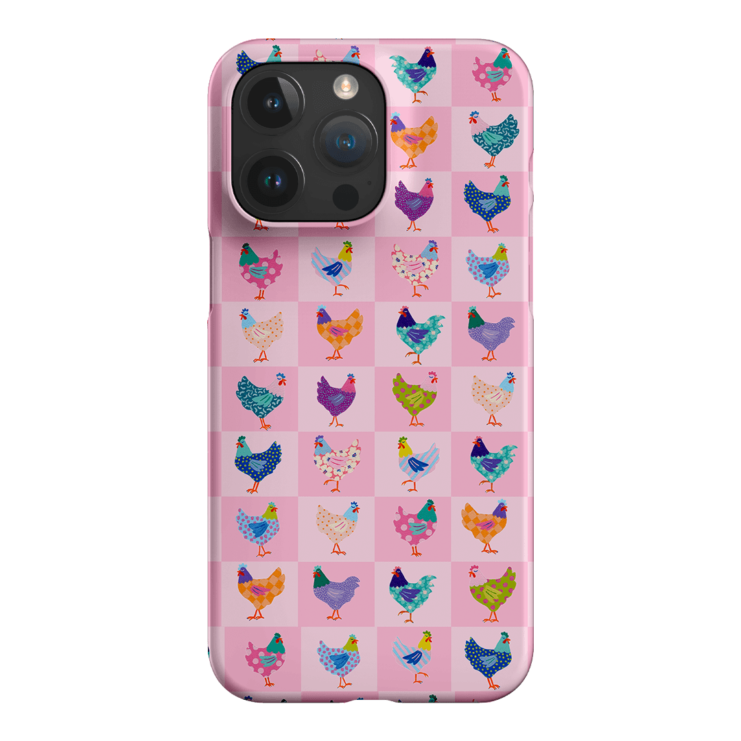 Checkered Chickens Printed Phone Cases iPhone 15 Pro Max / Snap by Kayla Henley - The Dairy