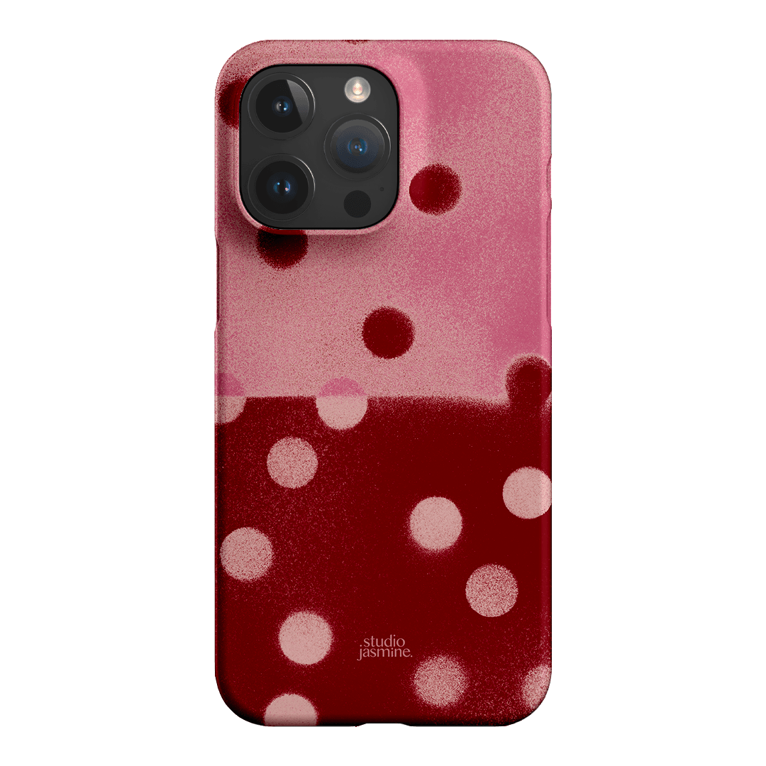 Cherry Polka Dot Printed Phone Cases iPhone 15 Pro Max / Snap by Jasmine Dowling - The Dairy
