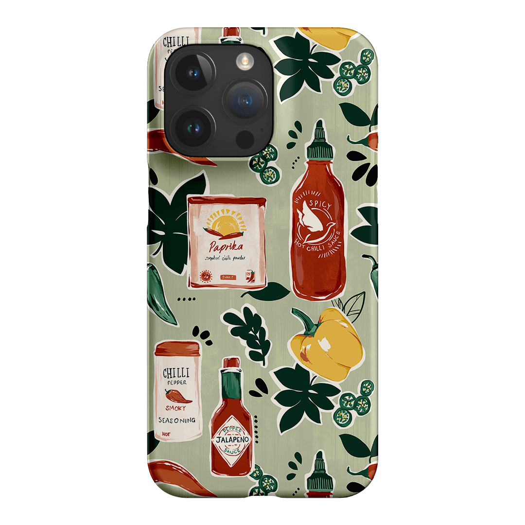 Chilli Pepper Printed Phone Cases iPhone 15 Pro Max / Snap by Charlie Taylor - The Dairy