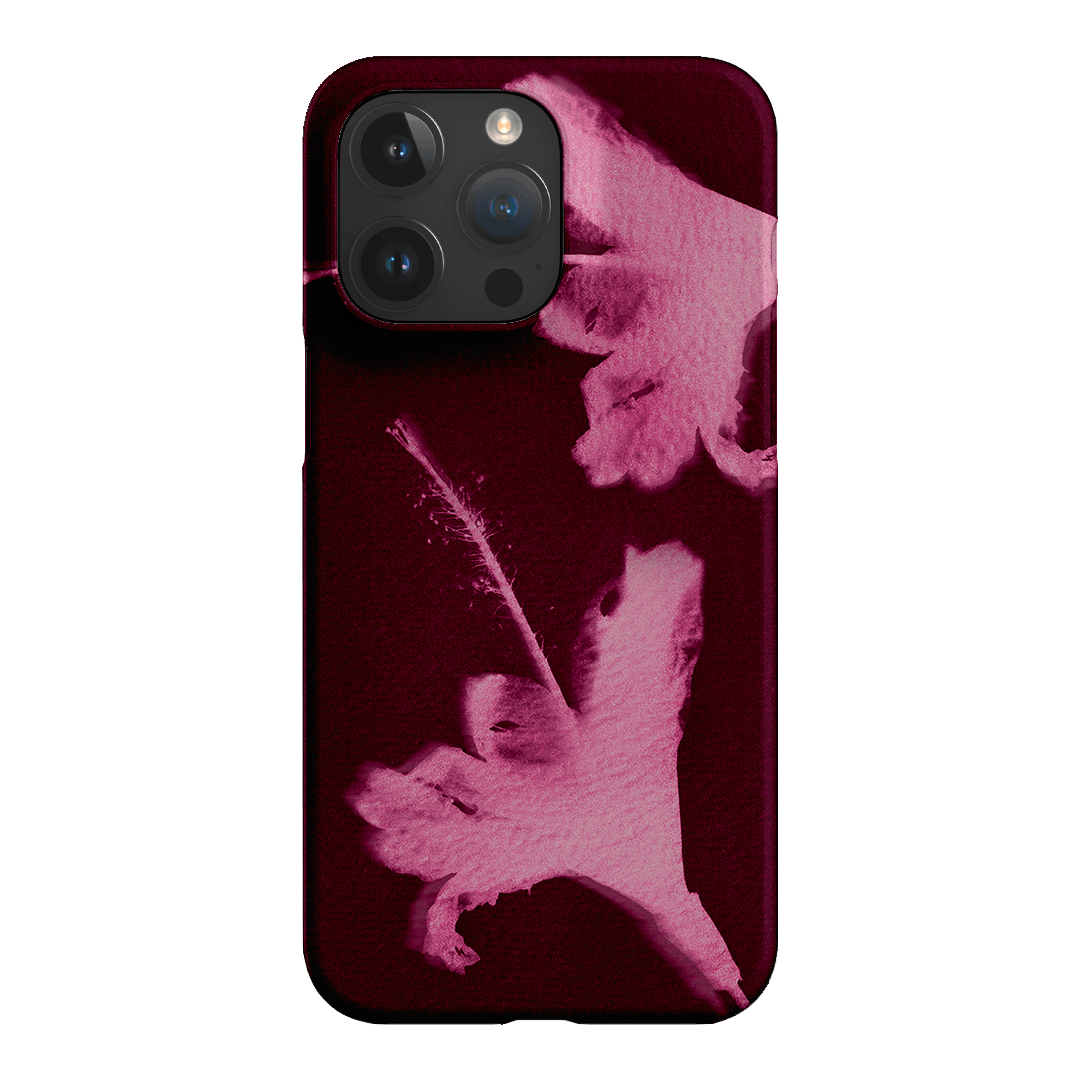 Hibiscus Glow Printed Phone Cases iPhone 15 Pro Max / Snap by Sally Hungerford - The Dairy