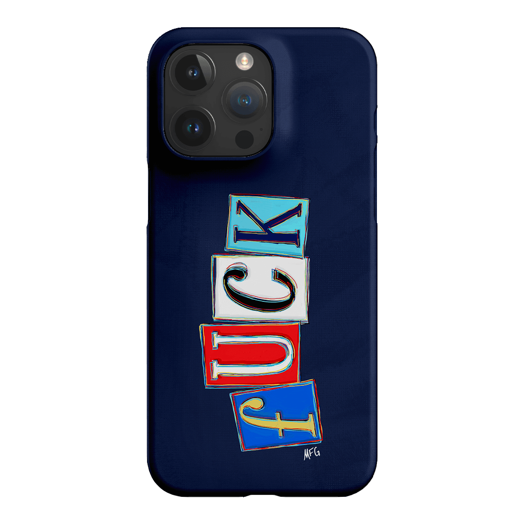 Lil Fcks Blue Printed Phone Cases iPhone 15 Pro Max / Snap by Margarbs Art - The Dairy