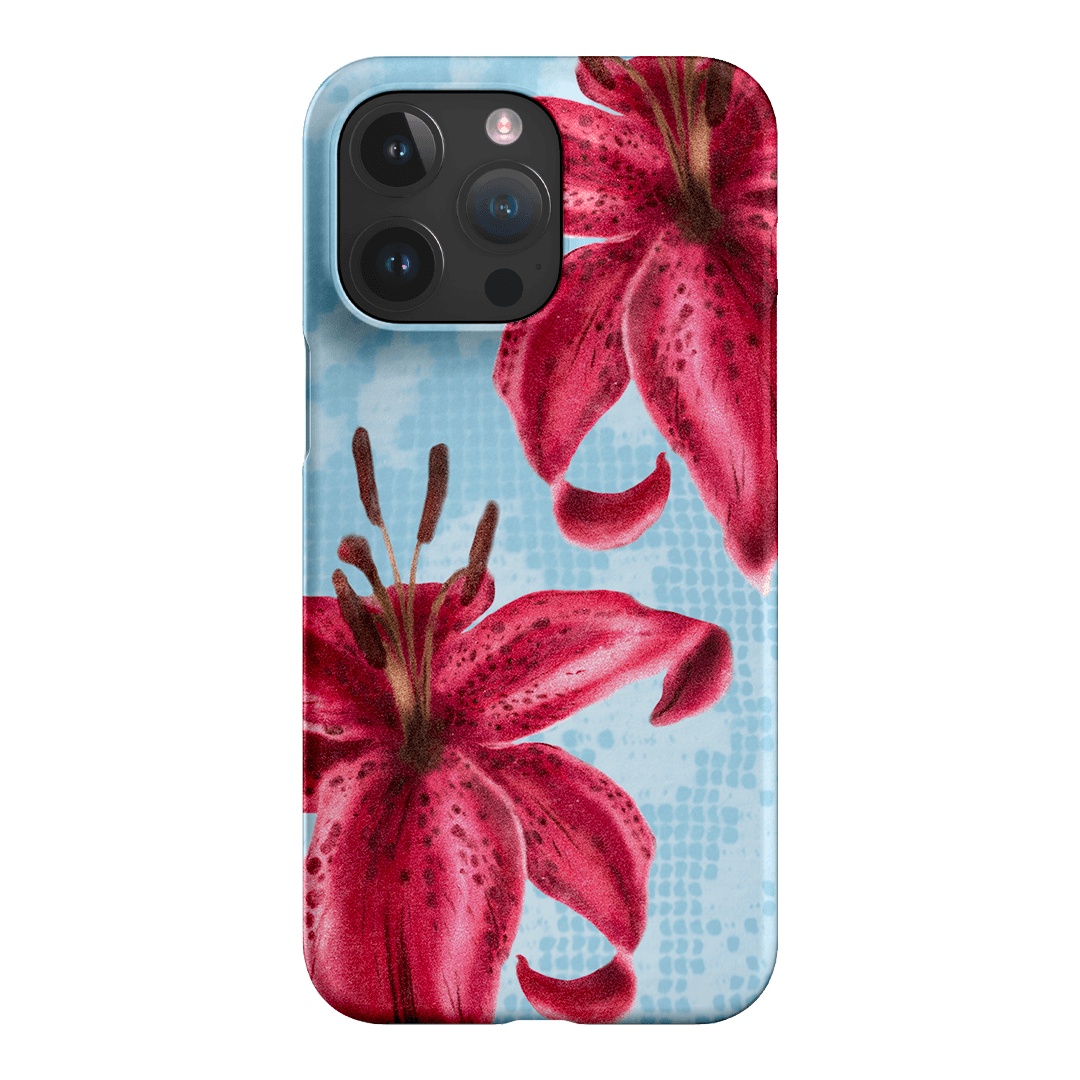 Lillies Printed Phone Cases iPhone 15 Pro Max / Snap by Sally Hungerford - The Dairy