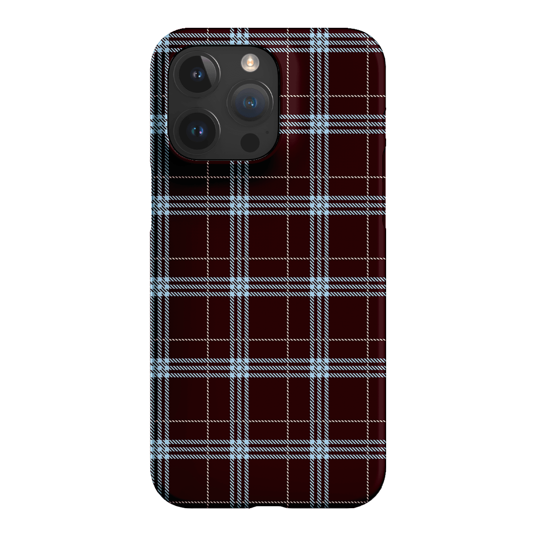 Mocha Plaid Printed Phone Cases iPhone 15 Pro Max / Snap by The Dairy - The Dairy