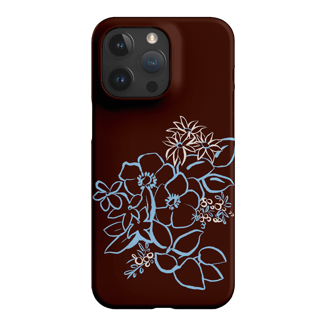 Mocha Posy Printed Phone Cases iPhone 15 Pro Max / Snap by Typoflora - The Dairy