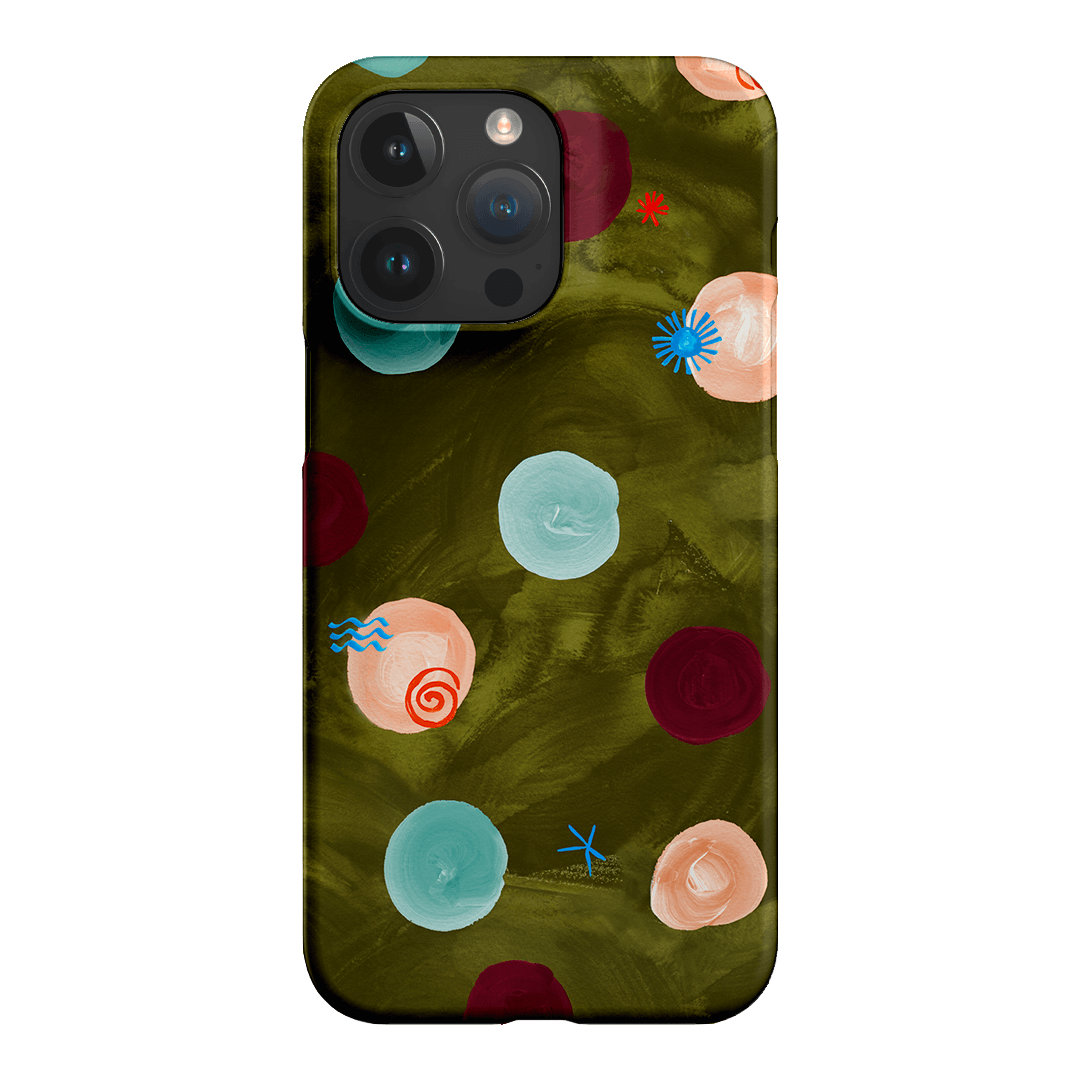 Olive Spot Printed Phone Cases iPhone 15 Pro Max / Snap by Charlie Taylor - The Dairy