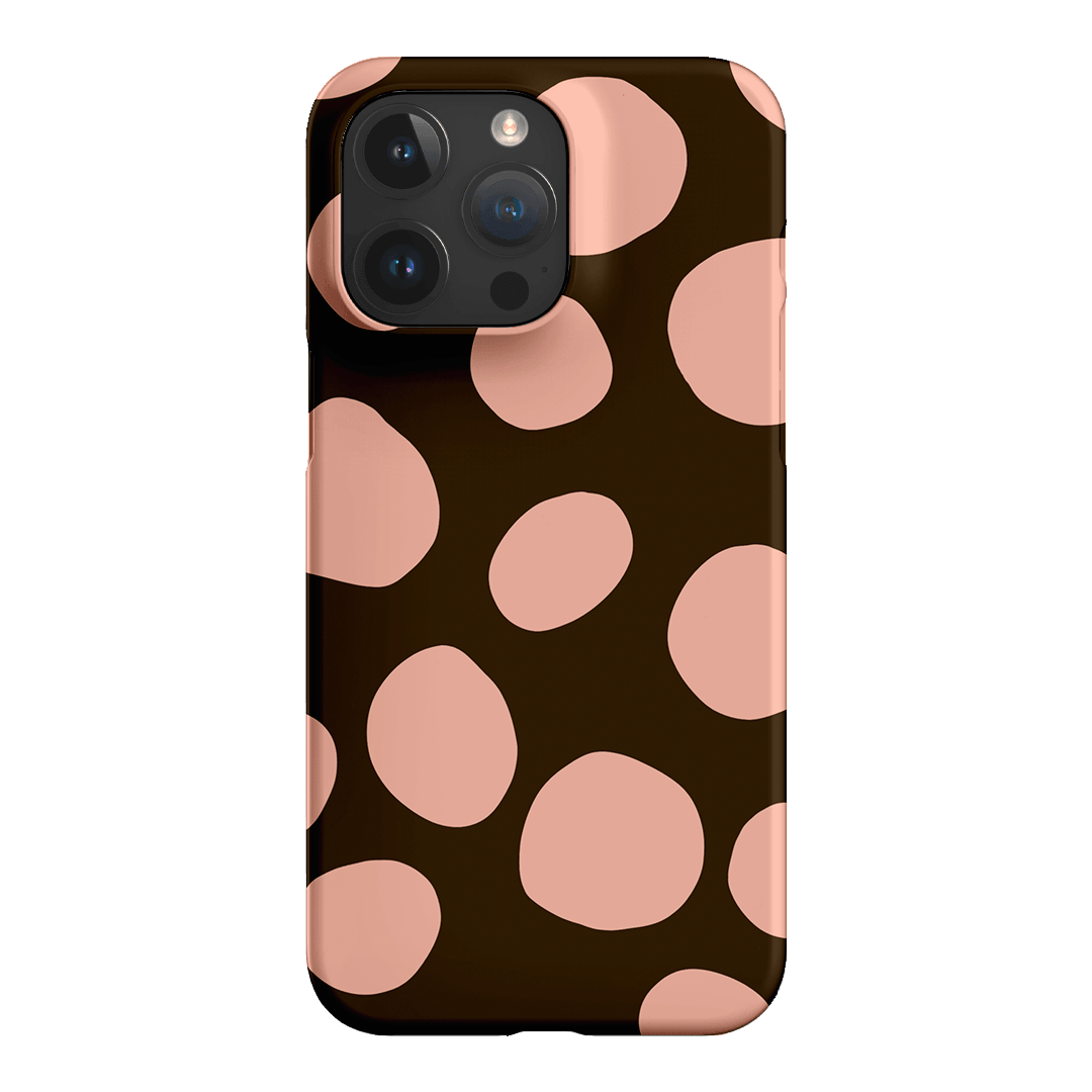 Pebbles Chocolate Pink Printed Phone Cases iPhone 15 Pro Max / Snap by Veronica Tucker - The Dairy