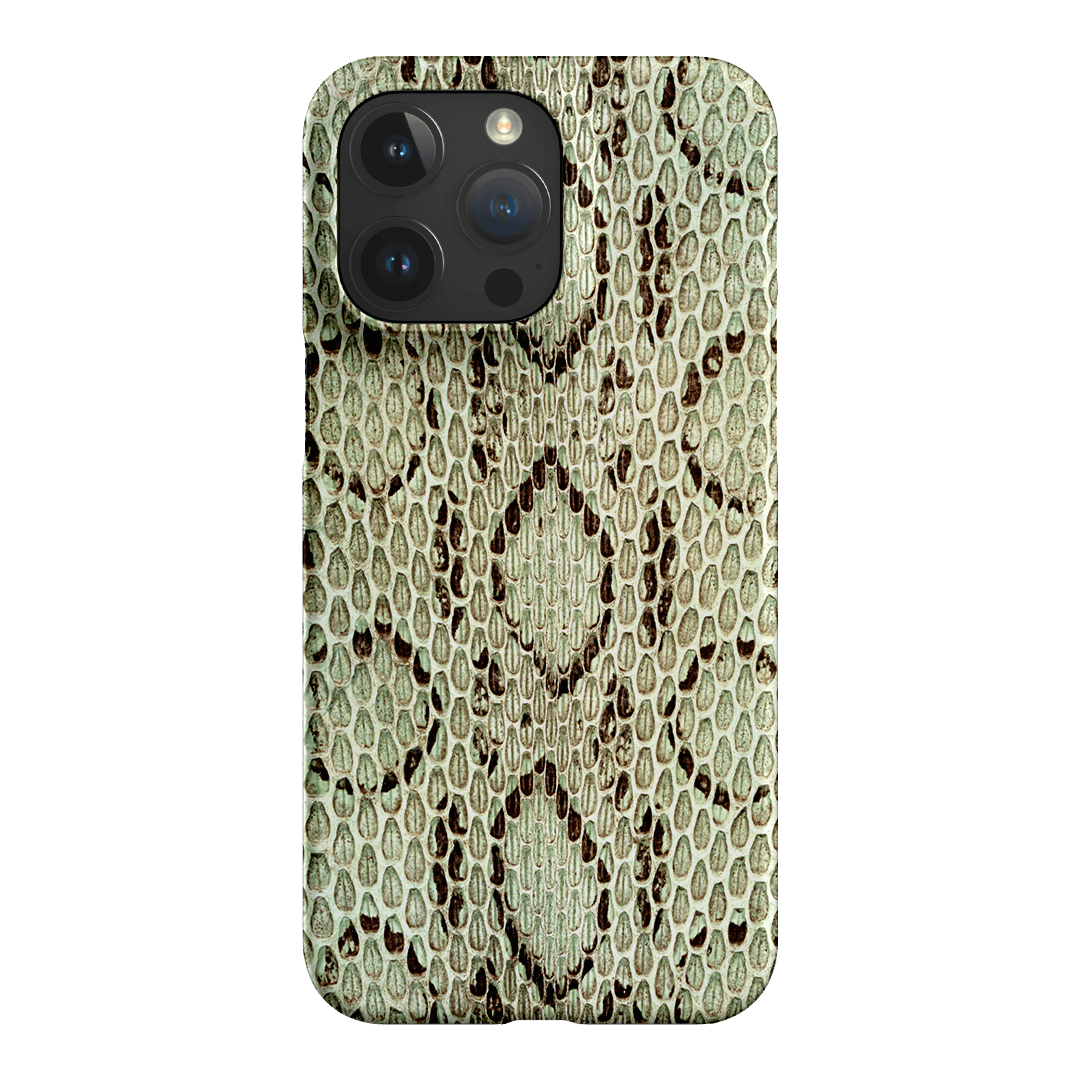 Pistachio Python Printed Phone Cases iPhone 15 Pro Max / Snap by The Dairy - The Dairy