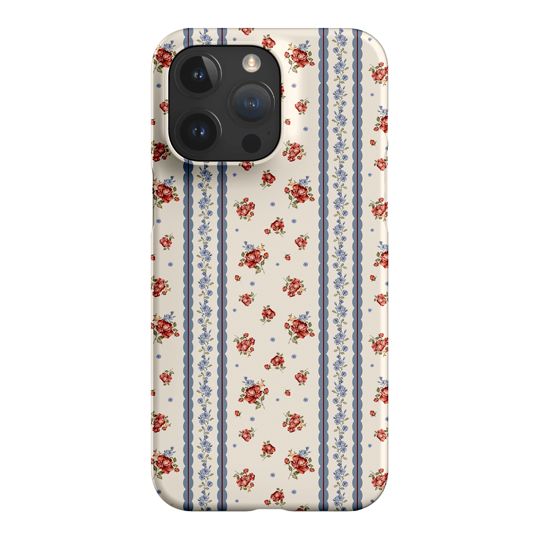 Rose Stripe Printed Phone Cases iPhone 15 Pro Max / Snap by Kasiags Art - The Dairy