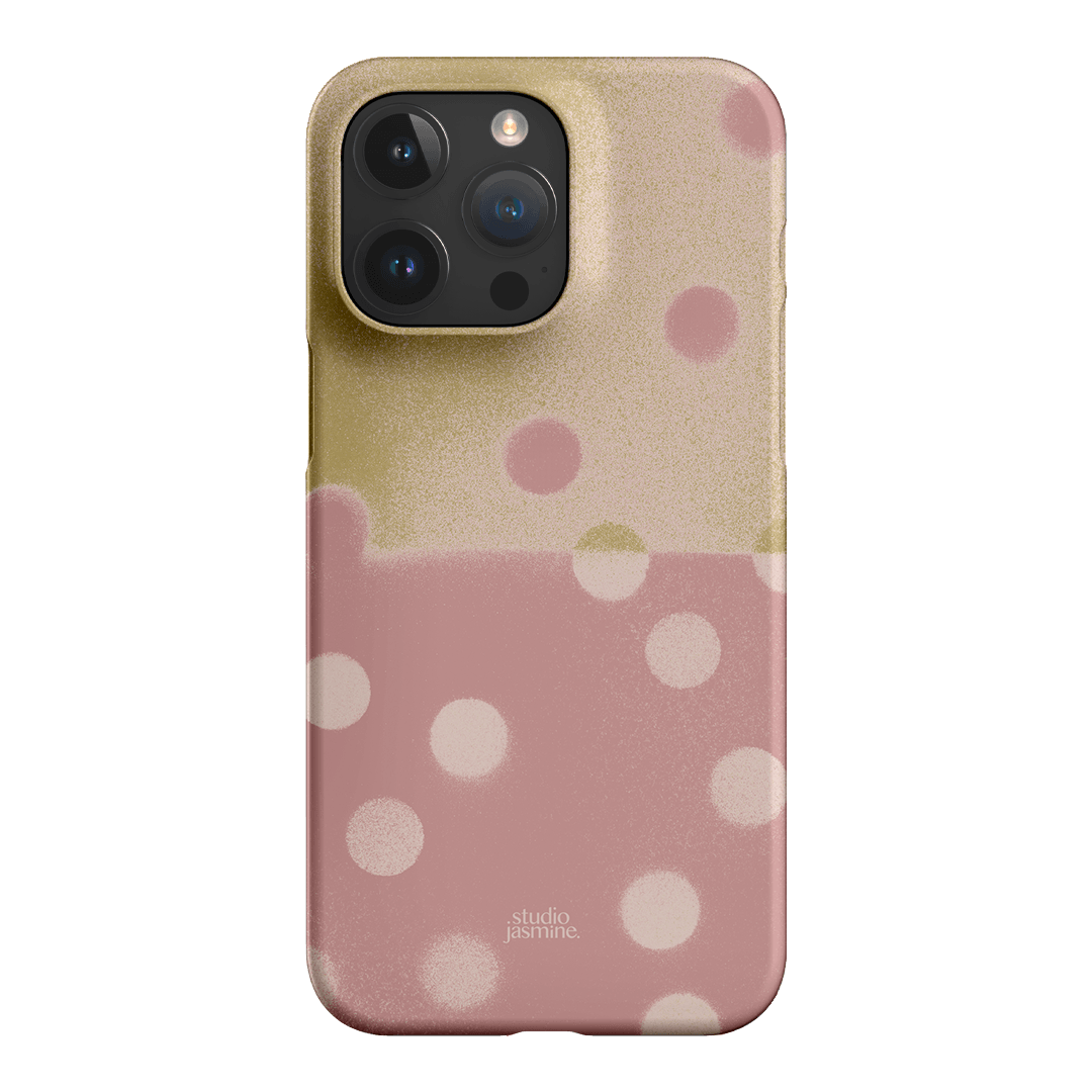 Strawberry Polka Dot Printed Phone Cases iPhone 15 Pro Max / Snap by Jasmine Dowling - The Dairy
