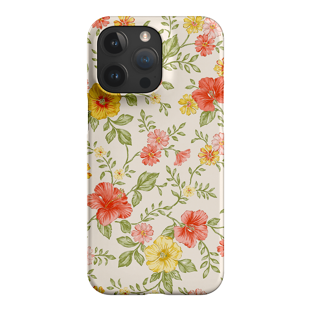 Hibiscus Printed Phone Cases iPhone 15 Pro Max / Snap by Oak Meadow - The Dairy
