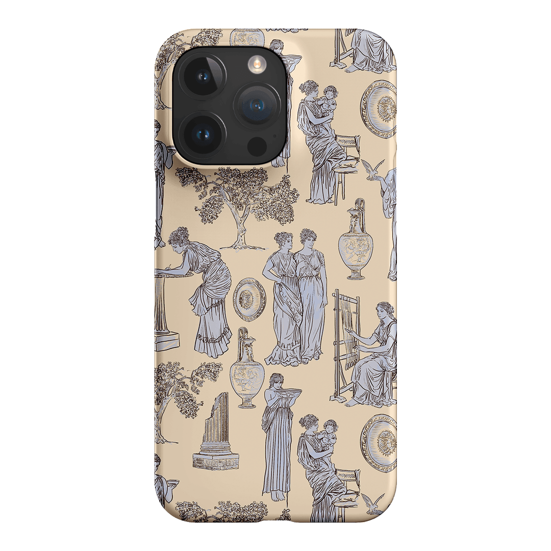 Symposium Alabaster Printed Phone Cases iPhone 15 Pro Max / Snap by Veronica Tucker - The Dairy