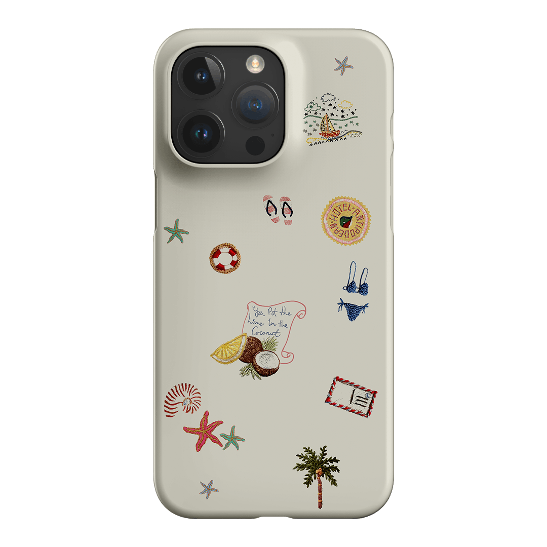 Vacay All Day Cream Printed Phone Cases by Antipodean - The Dairy