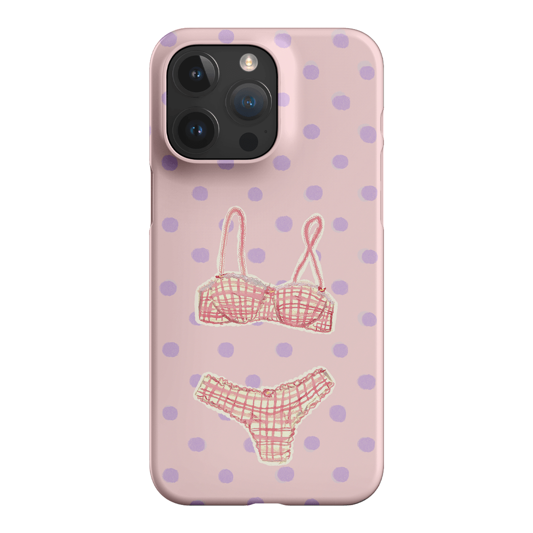 Vintage Gingham Printed Phone Cases iPhone 15 Pro Max / Snap by Kayla Carr - The Dairy