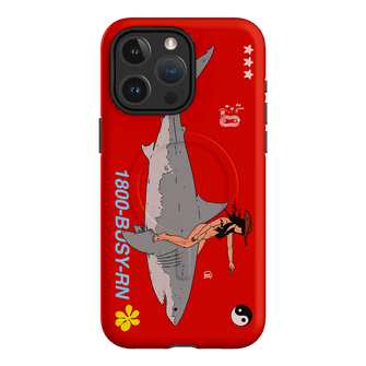1800-Busy Rn in Red Printed Phone Cases iPhone 15 Pro Max / Armoured MagSafe by Easty Beasty - The Dairy