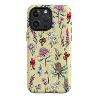 Banksia Butter Printed Phone Cases iPhone 15 Pro Max / Armoured MagSafe by Typoflora - The Dairy