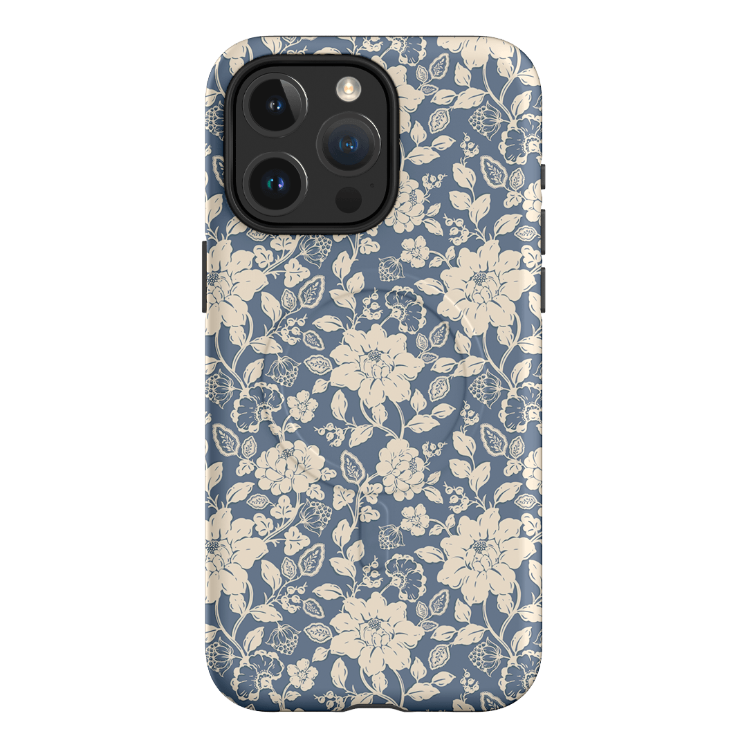 Blue Garden Printed Phone Cases iPhone 15 Pro Max / Armoured MagSafe by Kasiags Art - The Dairy