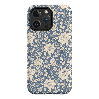 Blue Garden Printed Phone Cases iPhone 15 Pro Max / Armoured MagSafe by Kasiags Art - The Dairy