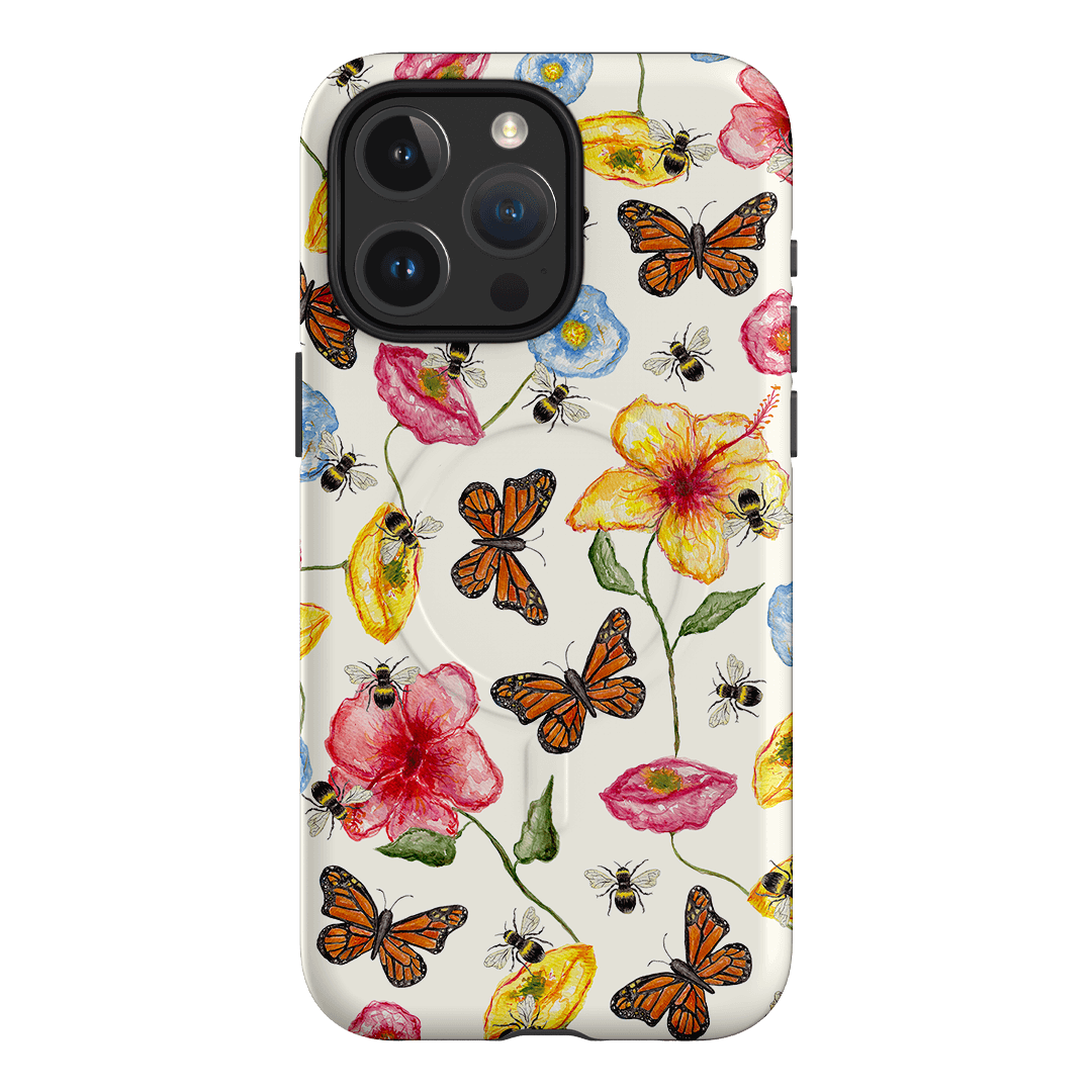 Butterflies & Bees Printed Phone Cases iPhone 15 Pro Max / Armoured MagSafe by BG. Studio - The Dairy