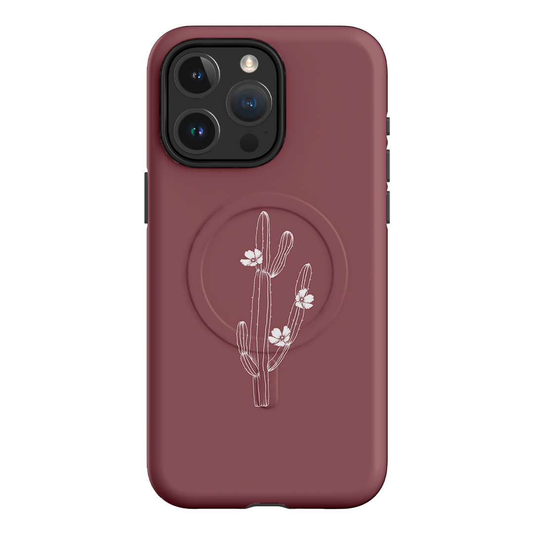 Cactus Flower Printed Phone Cases iPhone 15 Pro Max / Armoured MagSafe by Typoflora - The Dairy